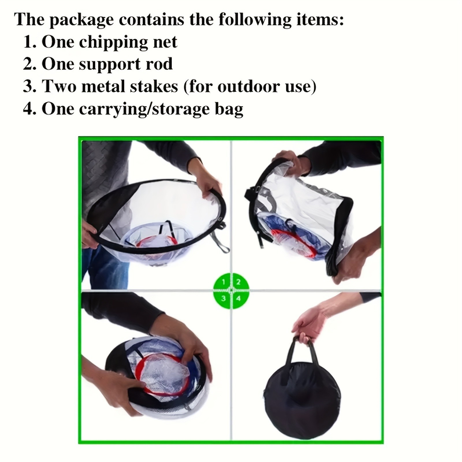 Golf Chipping Net, Portable Folding Golf Training Net, Golf Target Chipping Net