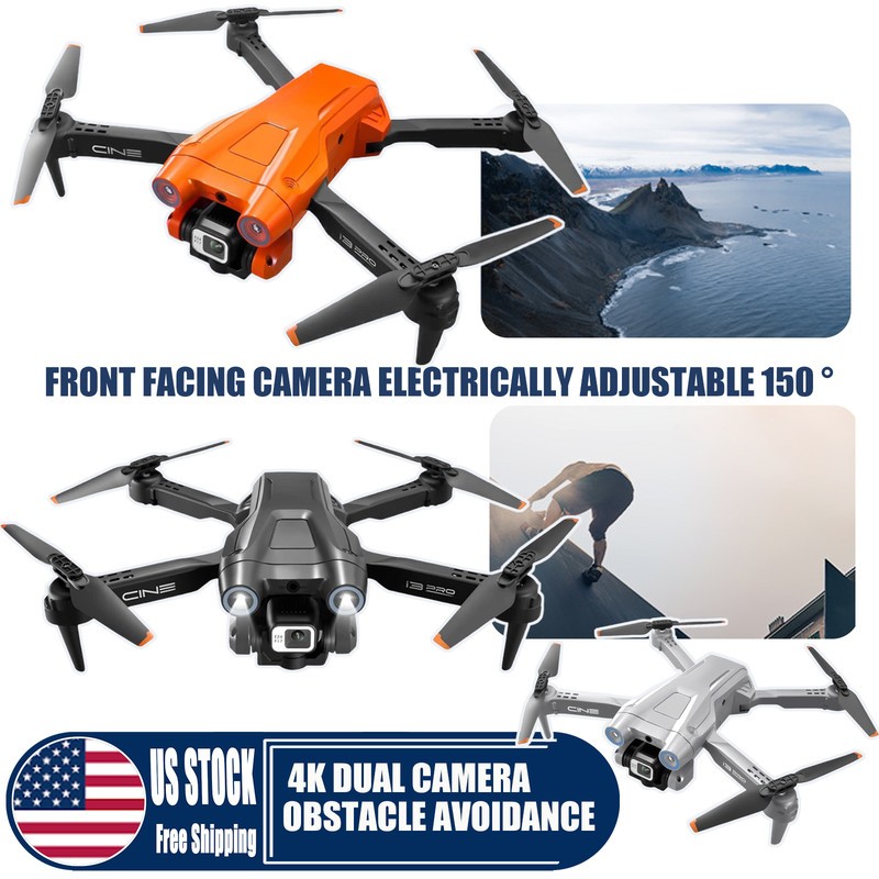 I3 PRO RC Drones w/4K Camera Obstacle Avoidance 150°Electrical Adjustment