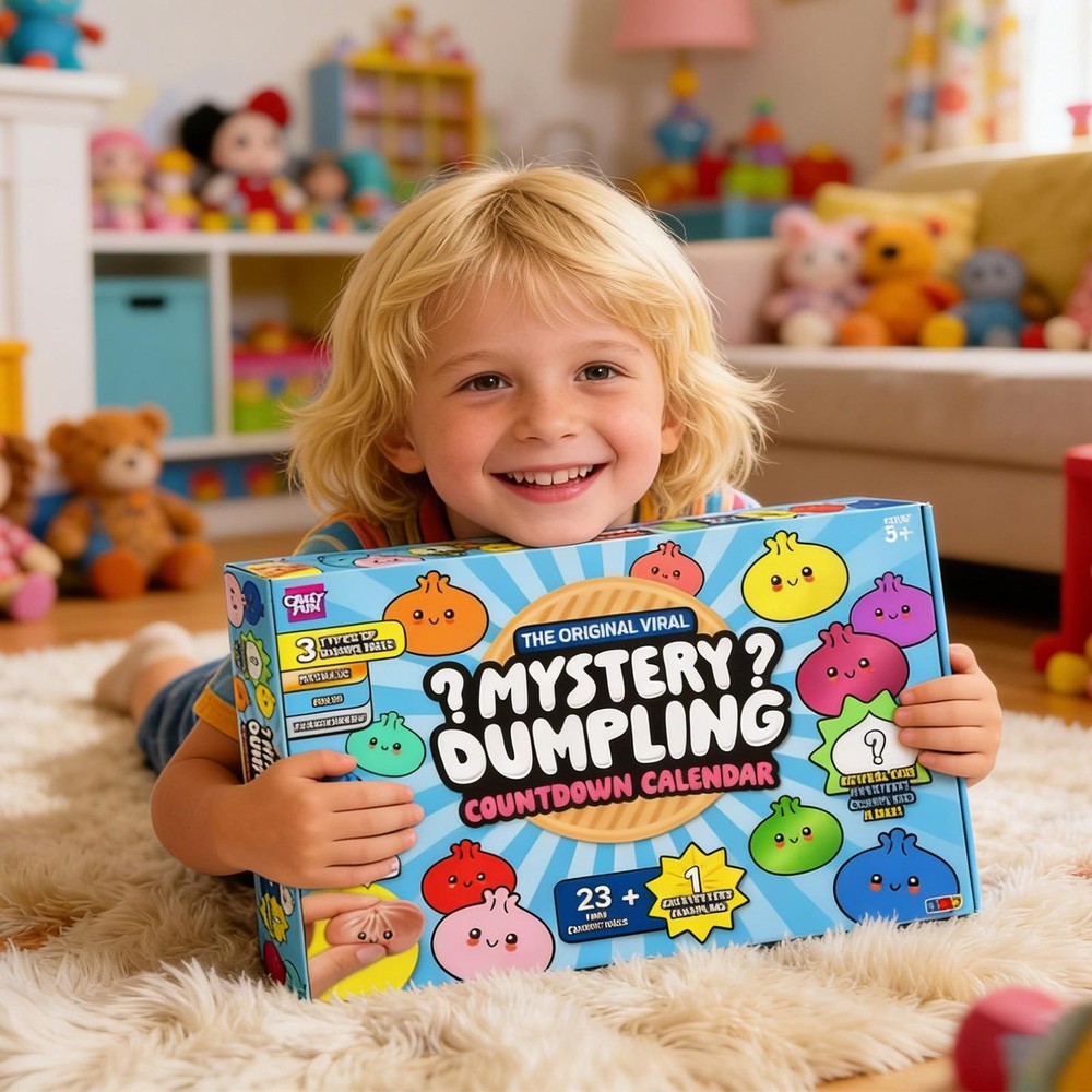 Crazy Fun Mystery Dumpling Countdown Calendar Dumpling Squishy Sensory Toy Set