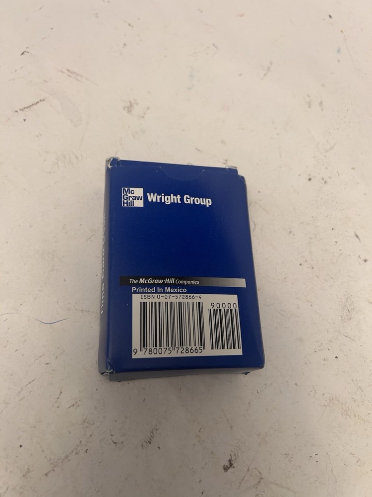 Everyday Mathematics McGraw Hill Wright Group Time Card Deck
