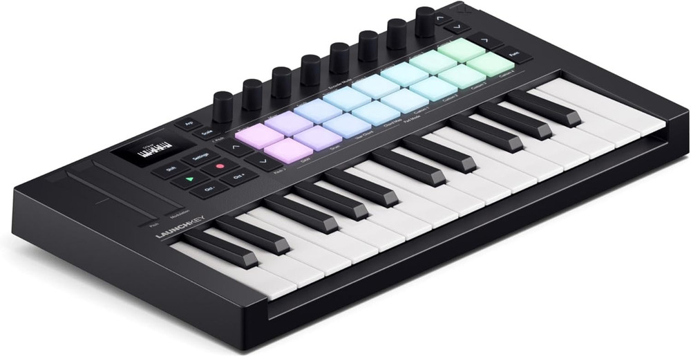 Launchkey Mini 25 MK4 — Portable 25 Mini-Key, USB, MIDI Keyboard Controller with