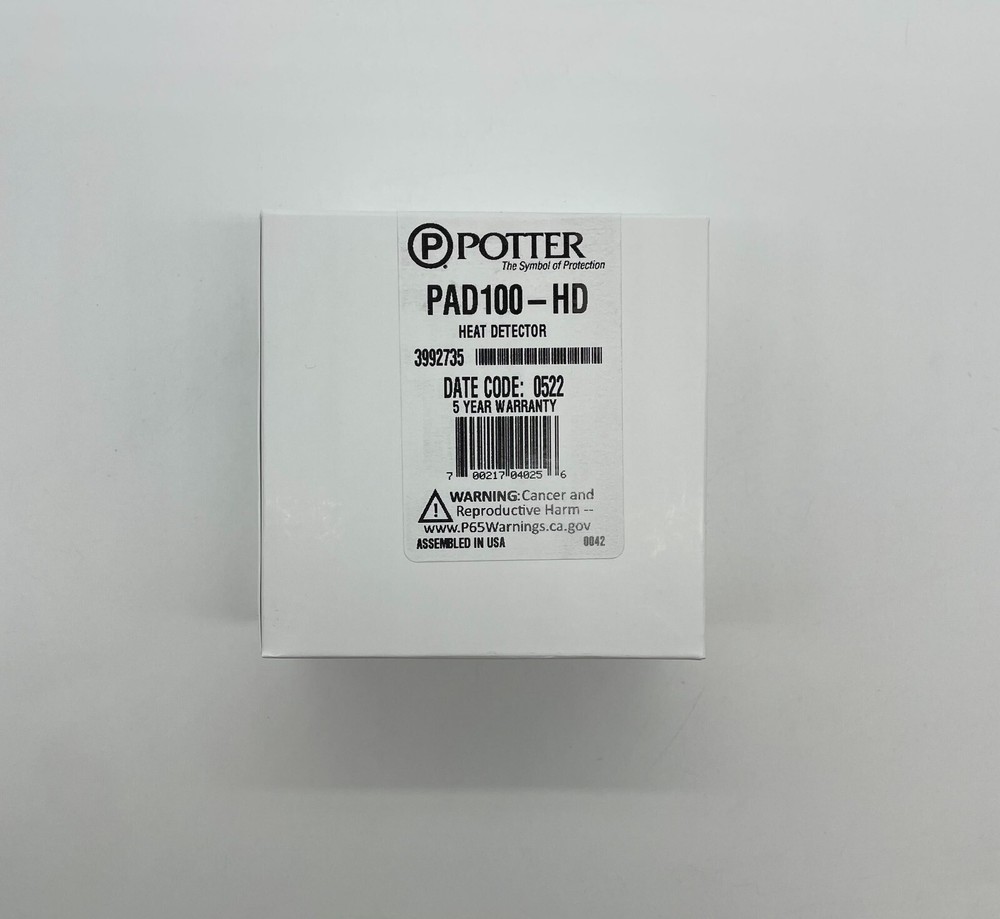 Potter PAD100-HD - Same Day Shipping (SEALED)