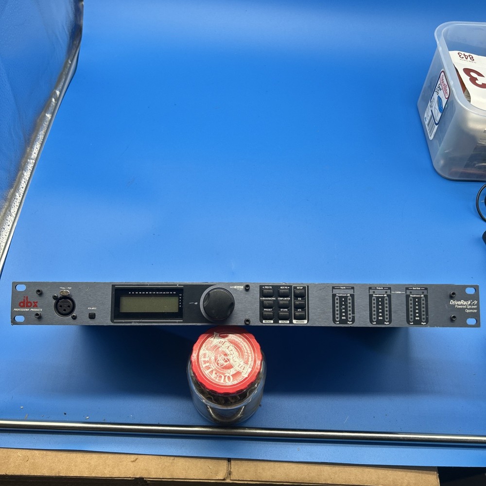 Untested As Is Damaged dbx DriveRack PX Powered Speaker Optimizer