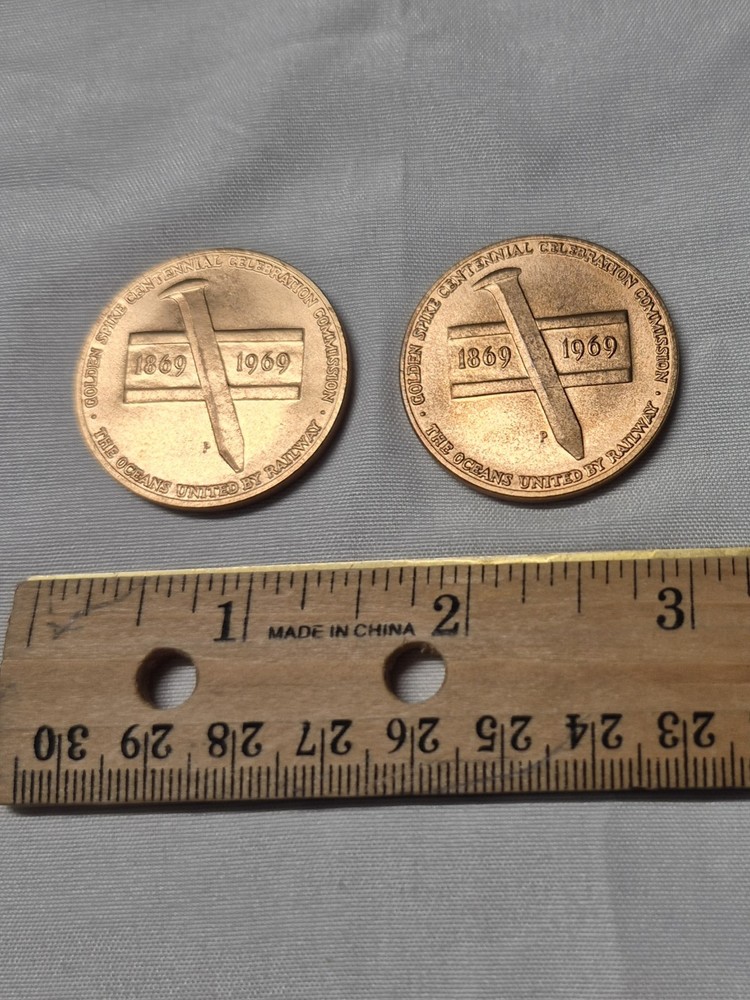 2 Golden Spike Coins