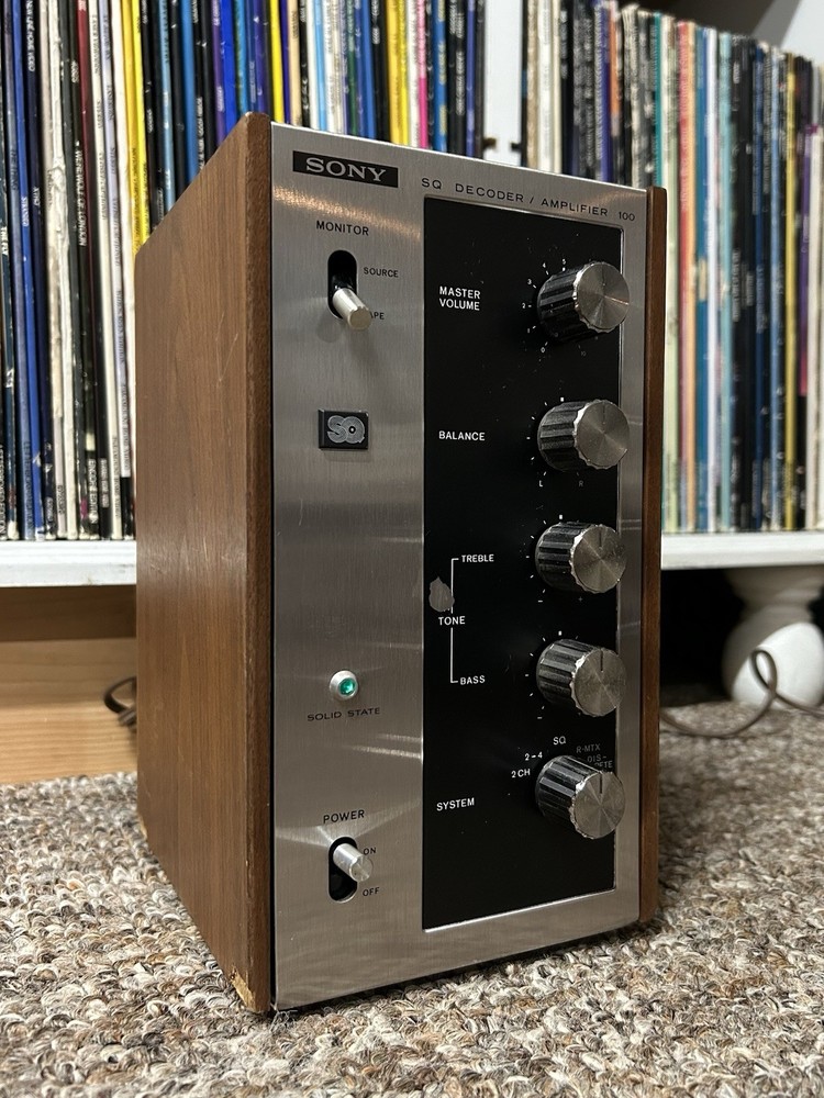 Sony SQA-100 Solid State SQ Decoder/Amplifier 2 Watts 2CH/ 2-4/ R-MTX