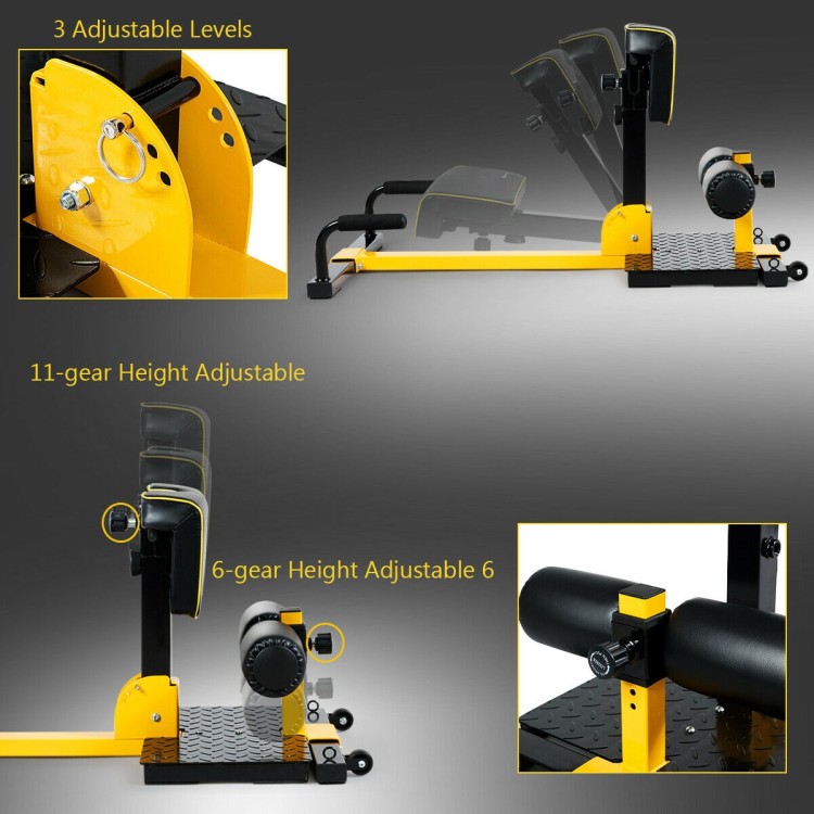 8-in-1 Home Gym Squat Machine - Adjustable, Core & Leg Workout
