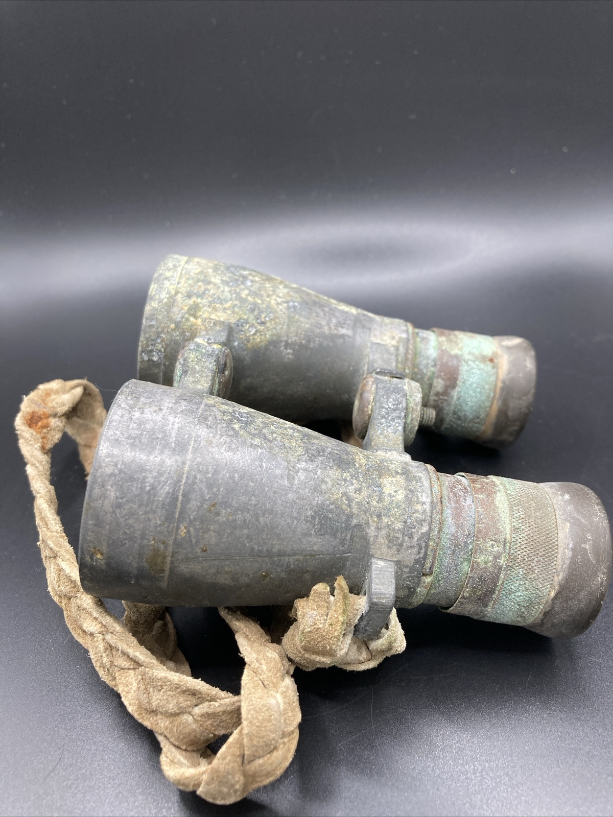 WWI WW2 German Heer Army Wehrmacht Brass Binoculars Battlefield Relic