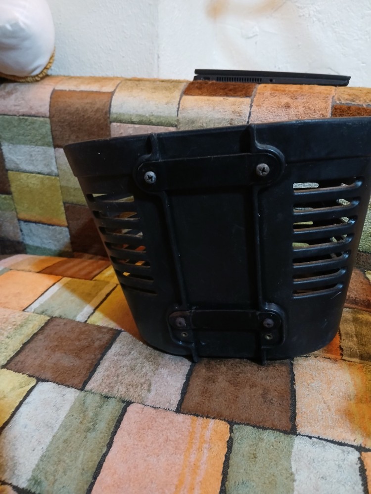Front Scooter Black Storage Basket
