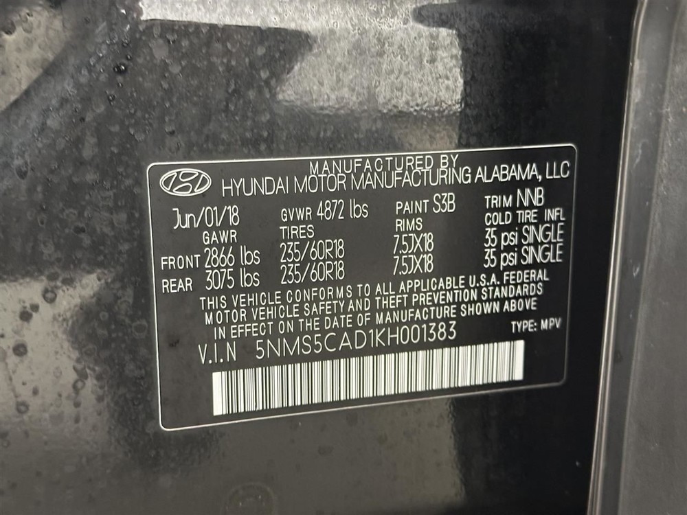 Camera/Projector Camera Front Windshield Fits 19-20 SANTA FE 2829101