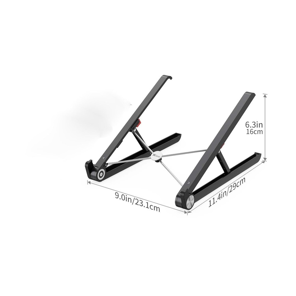 Laptop Stand, 2-Level Height Adjustable Ergonomic Computer Riser, Portable 0....