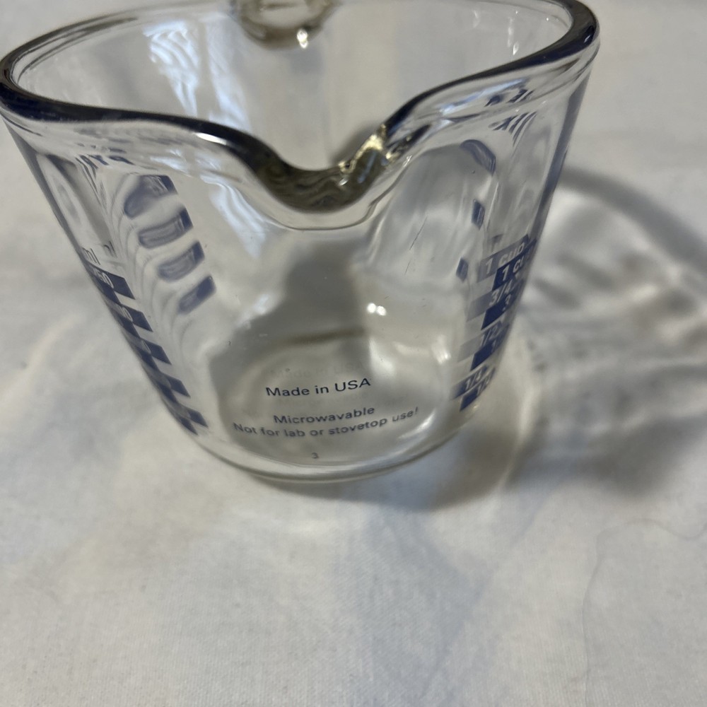 Blue PYREX 1 Cup Measuring Cup