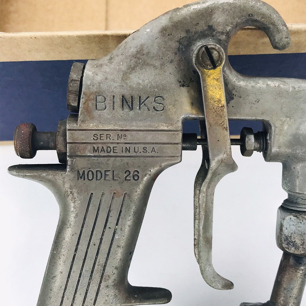 BINKS Model 26 Paint Spray Gun, Siphon Feed