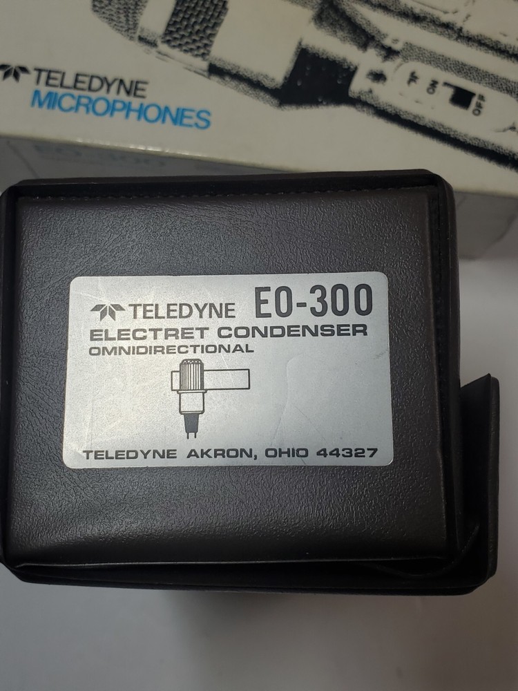 Teledyne Electret Condenser Ominidirectional Microphone EO-300 Working