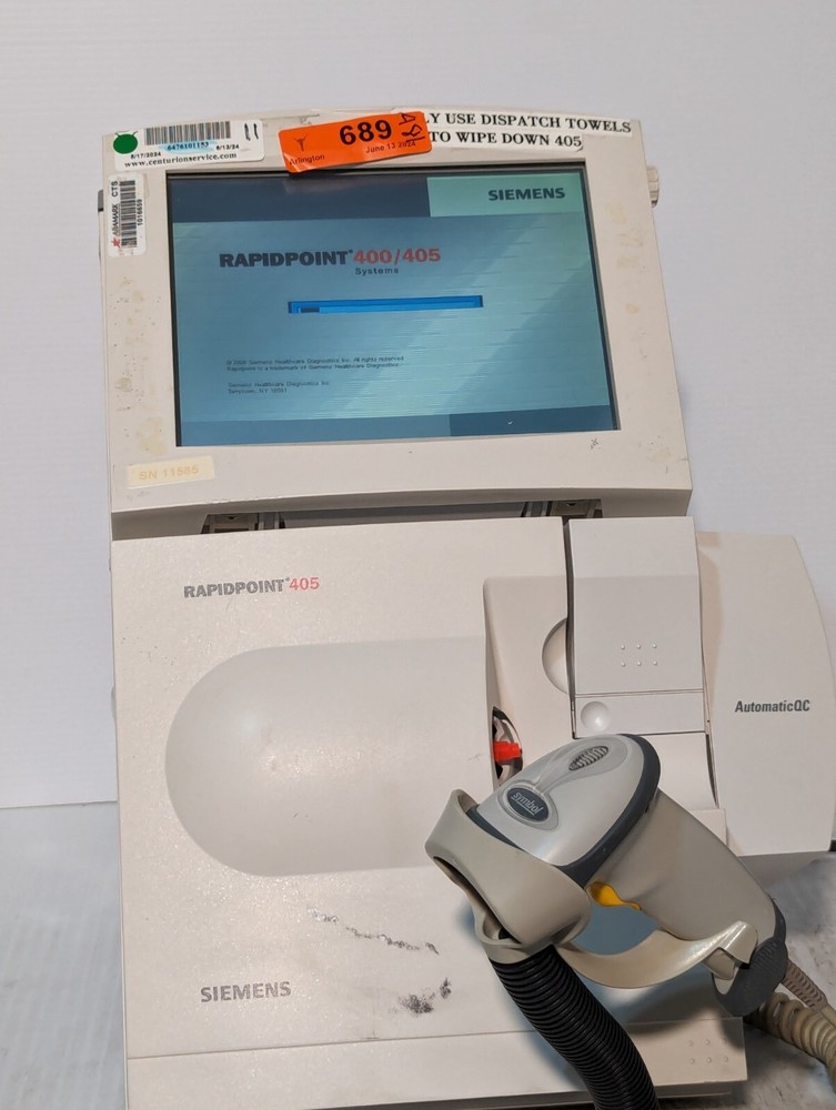 Siemens RAPIDPOINT 405 Blood Analysis System