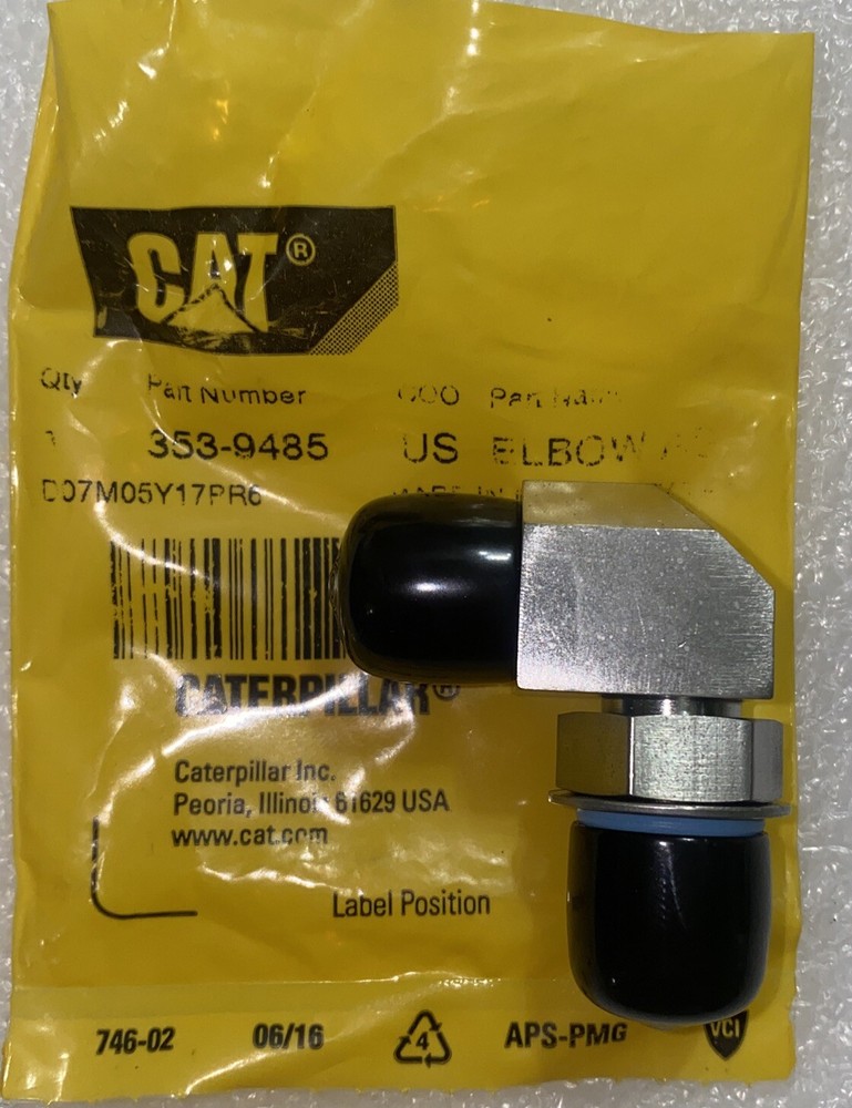 CAT 353-9485 Hydraulic Elbow Adapter