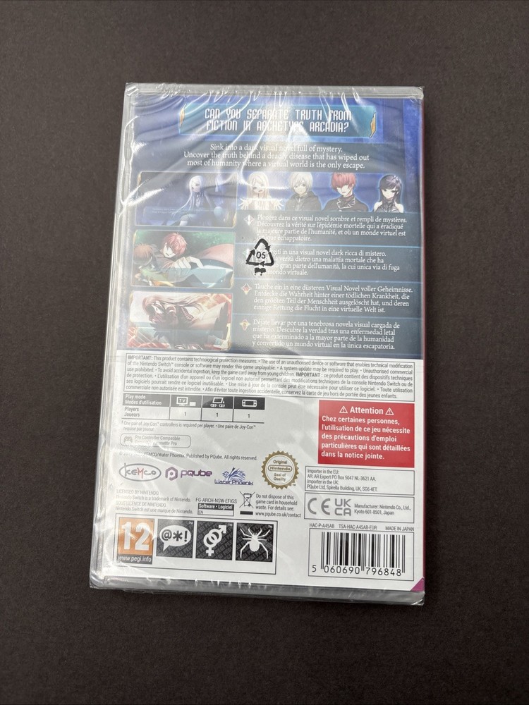 Archetype Arcadia Nintendo Switch New and Sealed