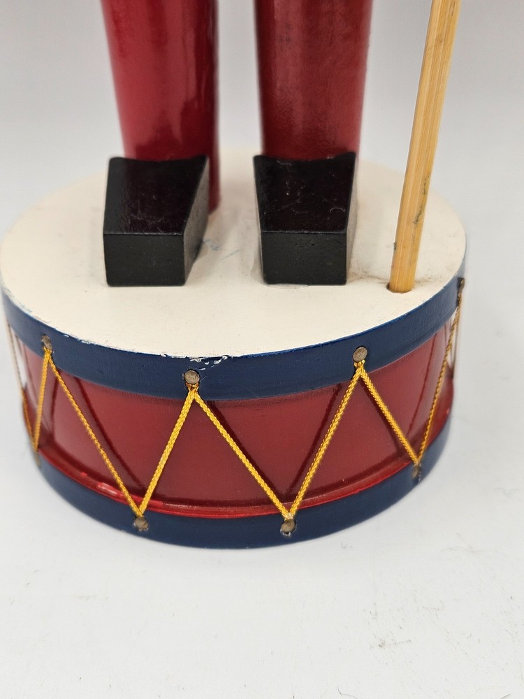 Vintage Decorative Nutcracker Red White & Blue Uncle Sam Patriotic Nutcracker