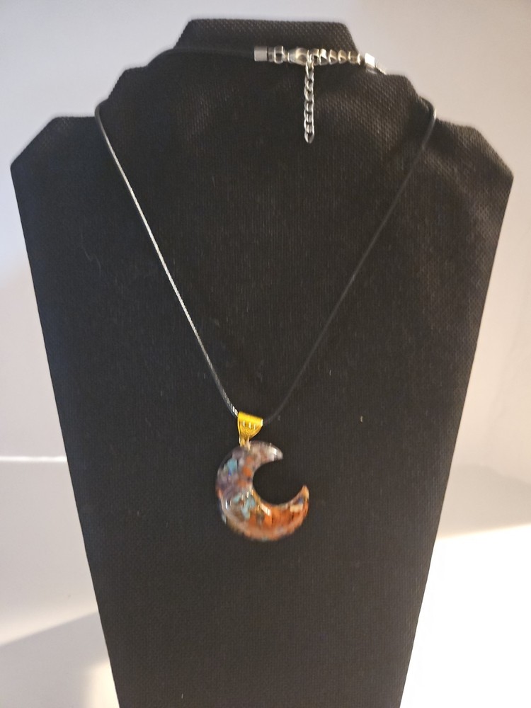 7 Orgonite Pendulum Necklace Healing Crystal