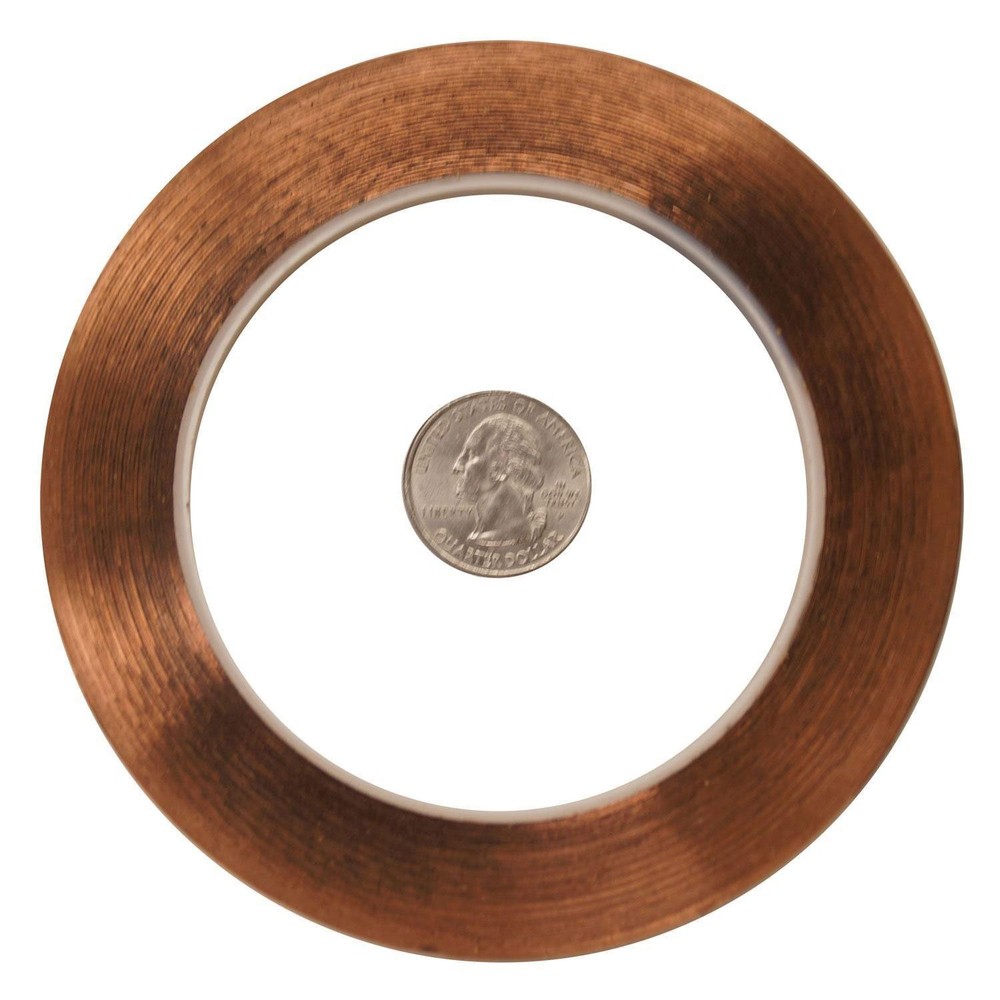 3/16 Inch Silver Back Copper Foil 36 Yards