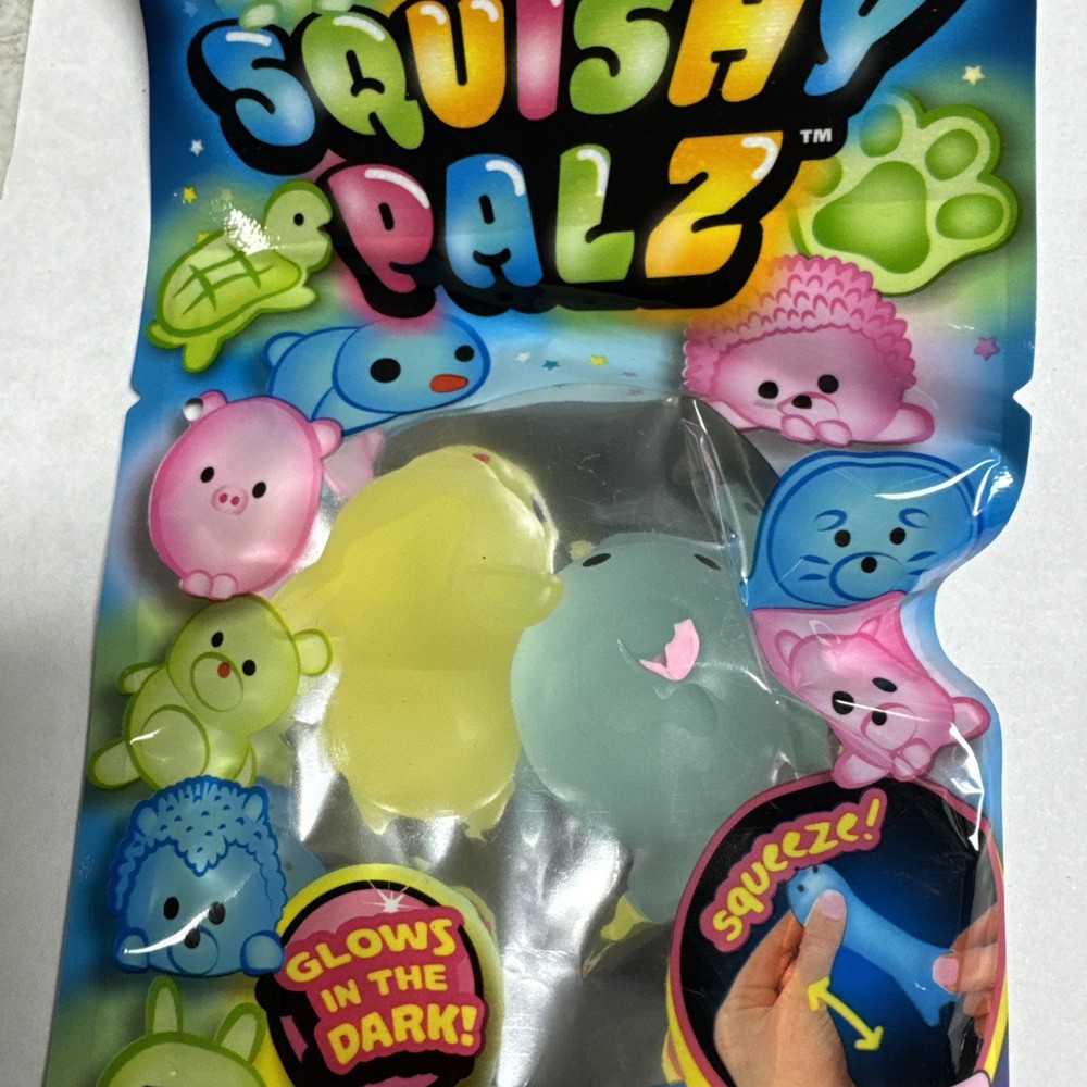 10-Pack GITD Orange Tiger Blue Dragon Squishy Sensory Toys