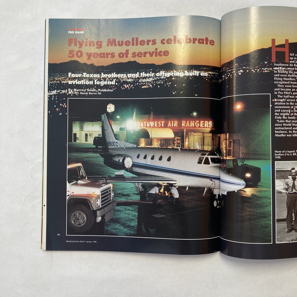 Professional Pilot - January 1990 Issue
