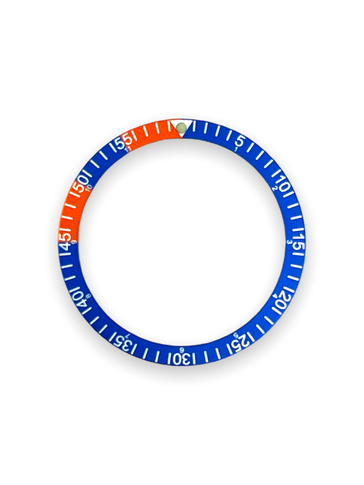 SKX007/SRPD Flat Bezel Insert - Blue/Orange/Silver - 5/55 - CT6108