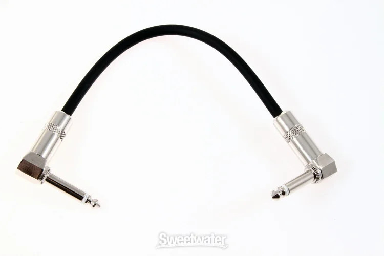 StageMASTER SEGLL-06 Right Angle to Right Angle Patch Cable - 6 inch (3-pack)