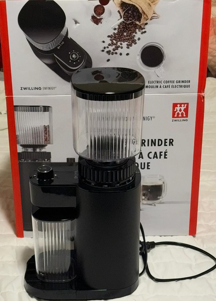 ZWILLING Enfinigy Coffee Grinder, Silver