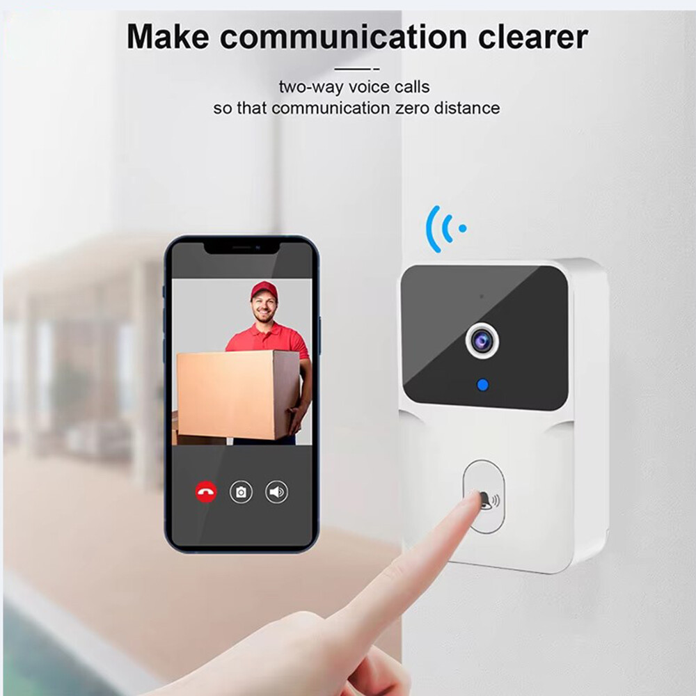 Smart WiFi Wireless Video Doorbell Security Ring Phone Camera Door Bell Intercom