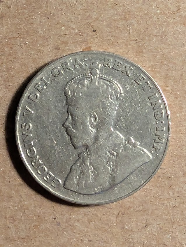 1928 Canada 5 Cents