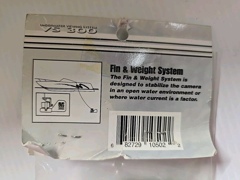 OUTDOOR VIEWING SYSTEMS VS 300 FIN & WEIGHT SYSTEM UNDERWATER CAMERA STABILIZER
