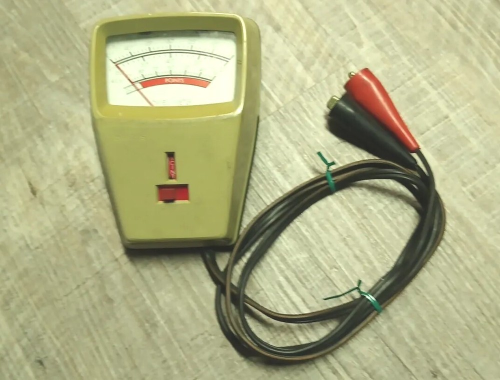 VERY Collectable SEARS Dwell Meter Features Tan/Brown Case &Two Settings