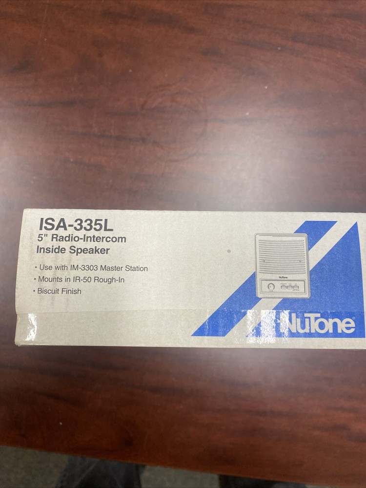 NuTone ISA-335L Biscuit Indoor 5" Intercom Speaker, Open Box, as Is