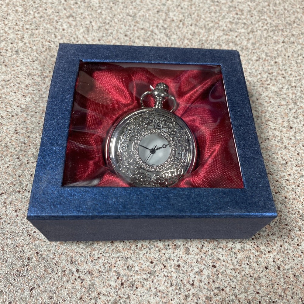 Pocket Watch Quartz In Box