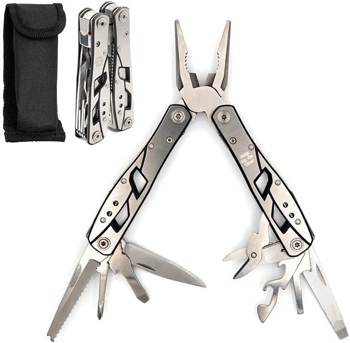 Multitool Plier - 12 In 1 Multi Tool Multi-color Stainless Steel