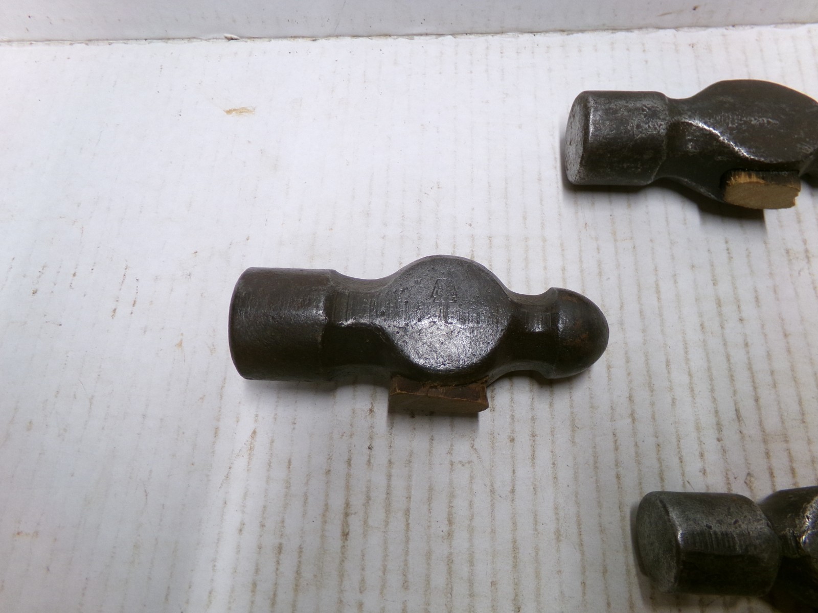 Lot of 7 Ball Peen Hammer Heads
