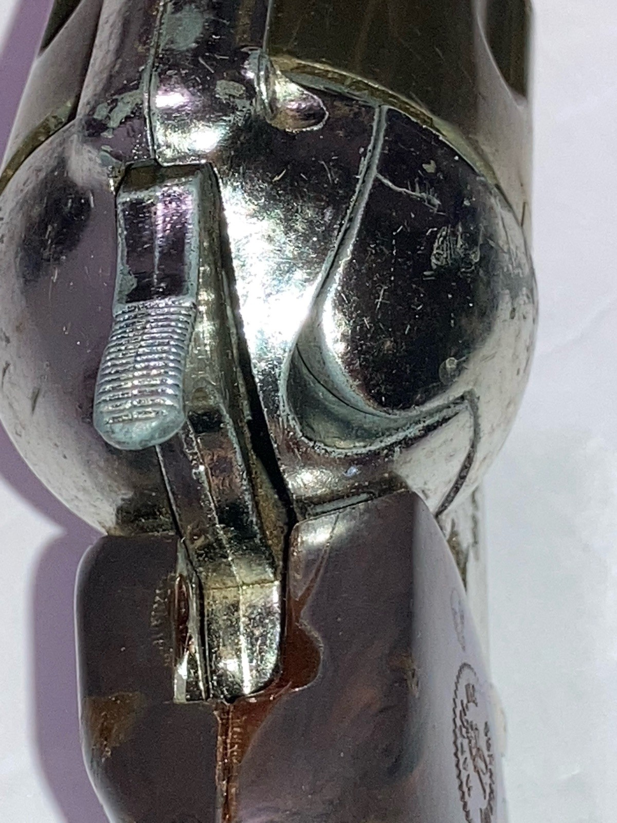 1959 Mattel Shootin' Shell Snub-Nose 38 Toy & Holster, Badge & Papers In Box