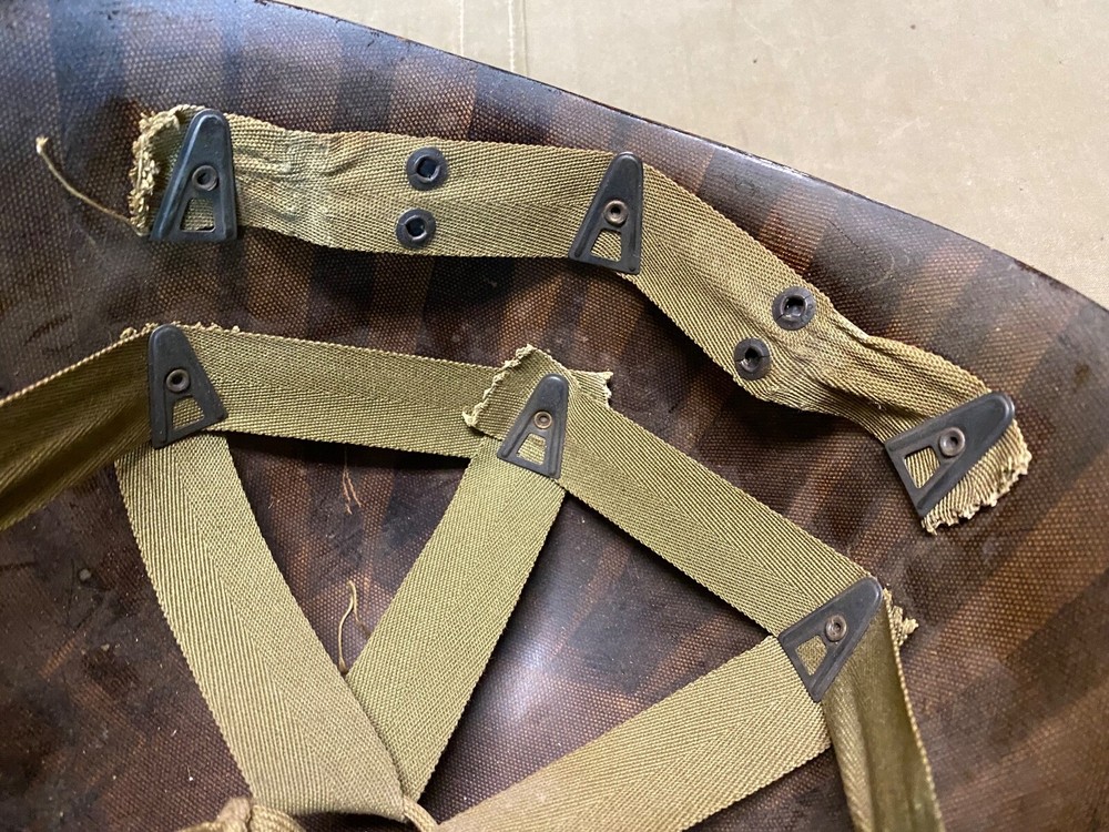 ORIGINAL WWII US ARMY M1 HELMET LINER-FIRESTONE