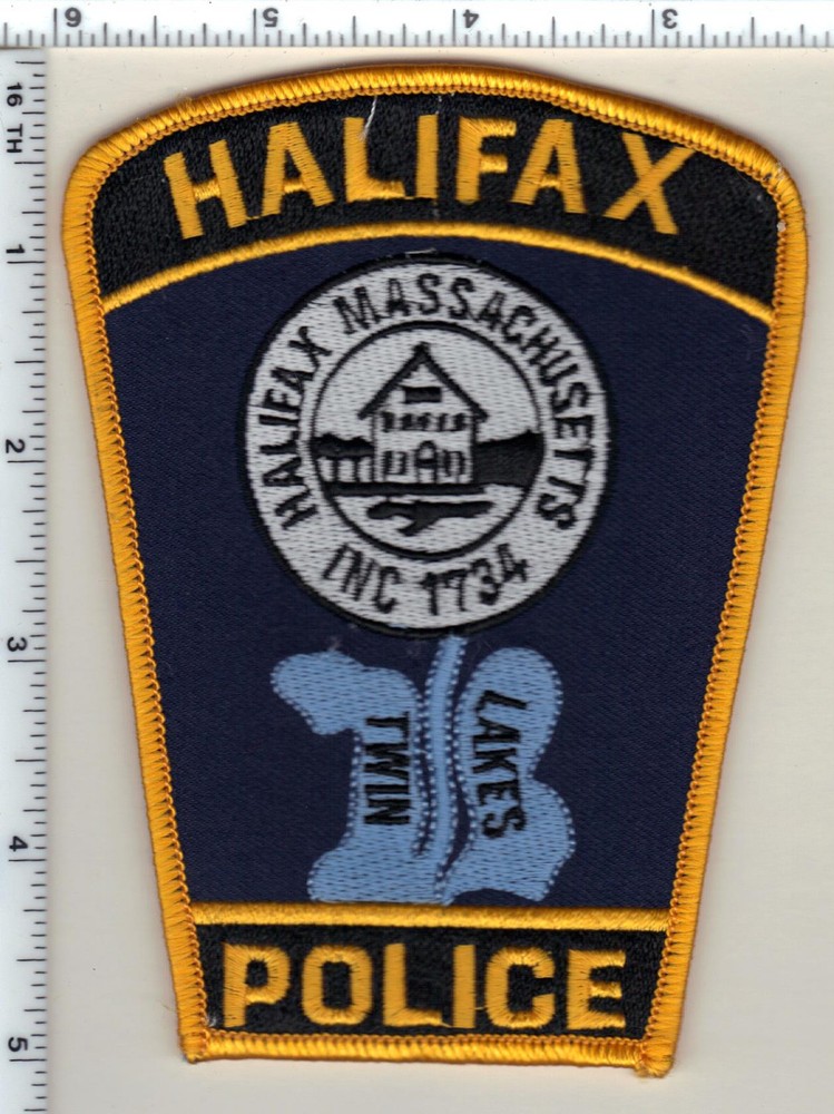 Halifax Police (Massachusetts) Blue Version Shoulder Patch - new from 1990