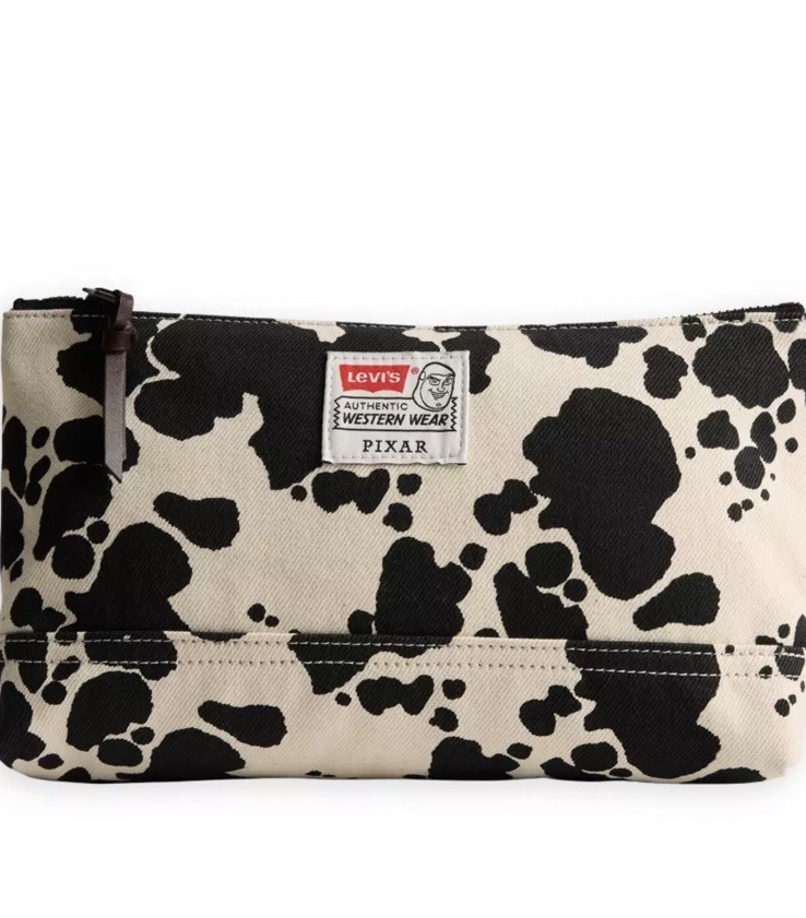 LEVI'S X TOY STORY COW POUCH With Aliens Patch Exclusive Limited Edition Disney