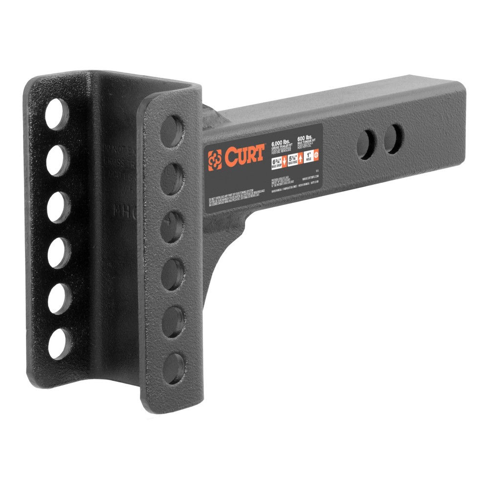 CURT Replacement 2" Adjustable Channel Mount Shank (6,000 lbs.) 45911