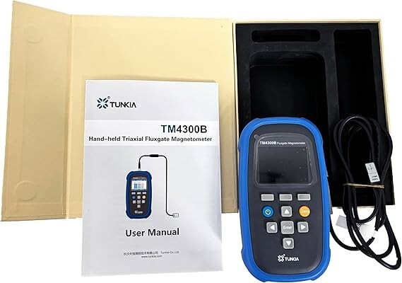 Digital Triaxial Fluxgate Magnetometer with Class 2 Range 0-500μT USB Interface