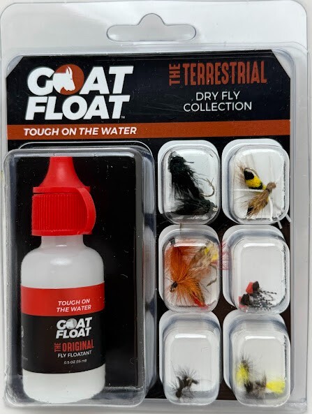 Goat Float The Terrestrial Premium Dry Fly Collection, Flies/Leader/Floatant