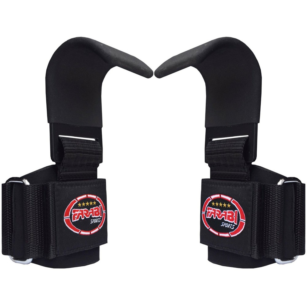 Farabi Pull up Bar Straps Wrist Support Weight Lifting Gym Hook Exercise