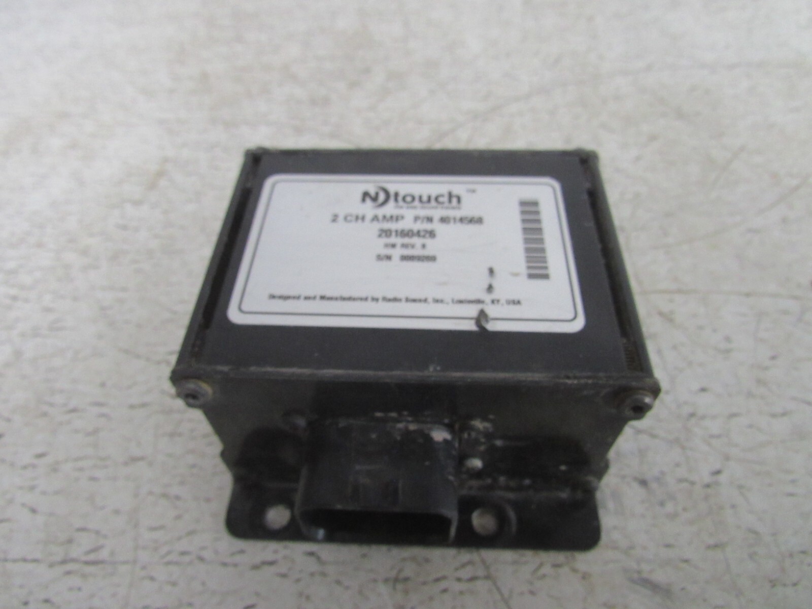 17 POLARIS RZR XP 1000 AMP N-TOUGH 2 CHANEL AMPLIFIER 4014568 STOCK  OEM #0739