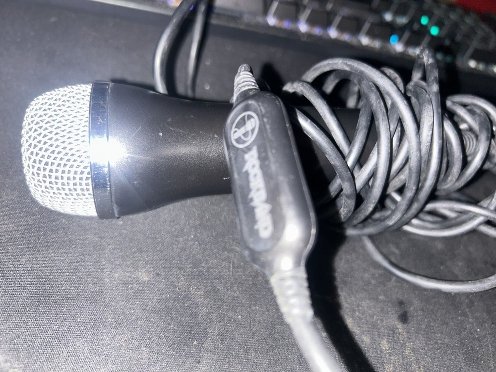 Rock Band USB Microphone Logitech Harmonix Wired Tested Working PS3 PS4 Xbox PC