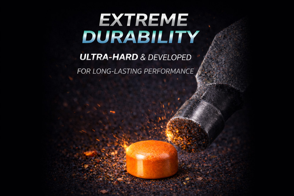 CueFormX Impact Break Tip – Engineered Composite Pool Cue Break Tip