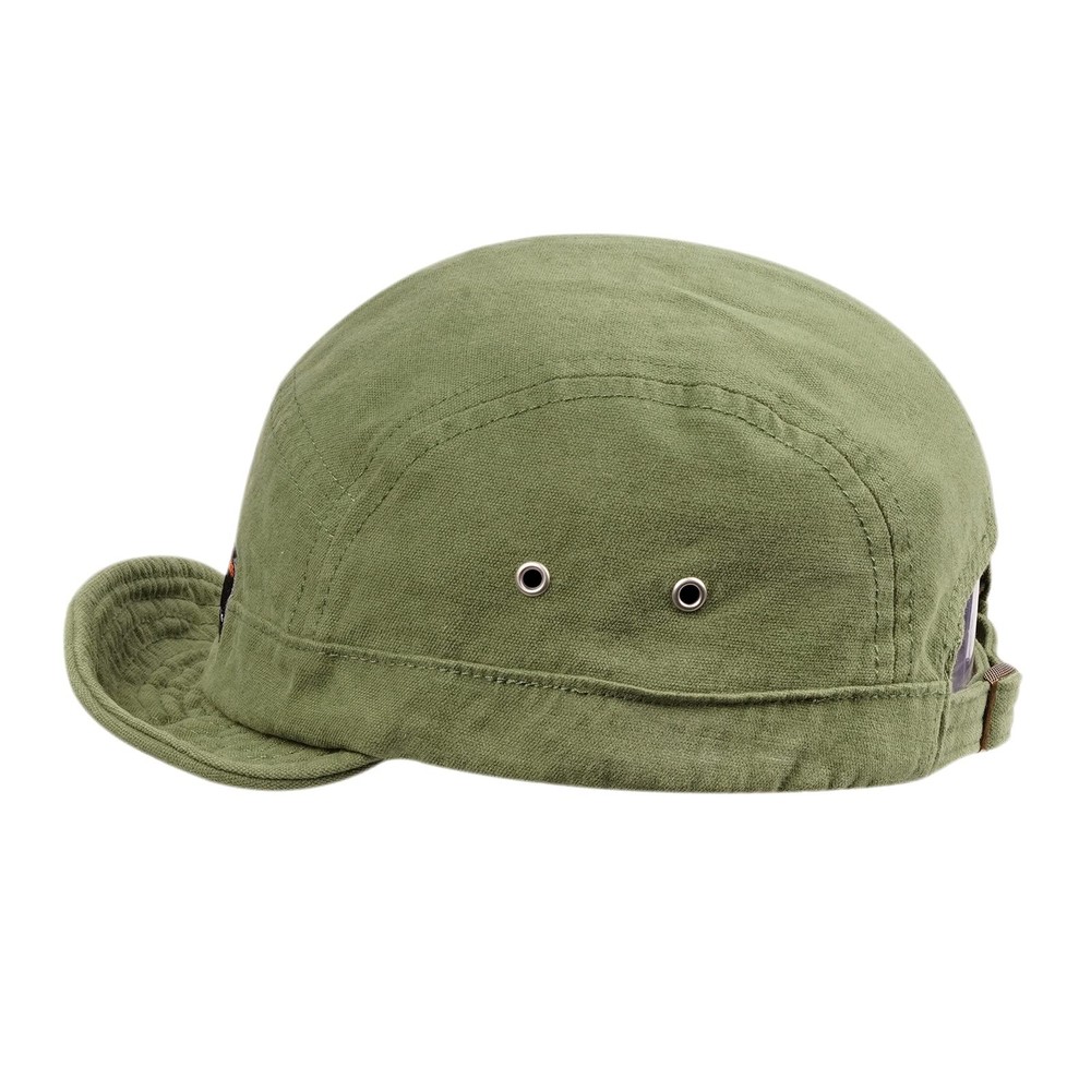 Short Brim Baseball Cap 5 Panel Hat Soft Short Bill One Size Dy09-green