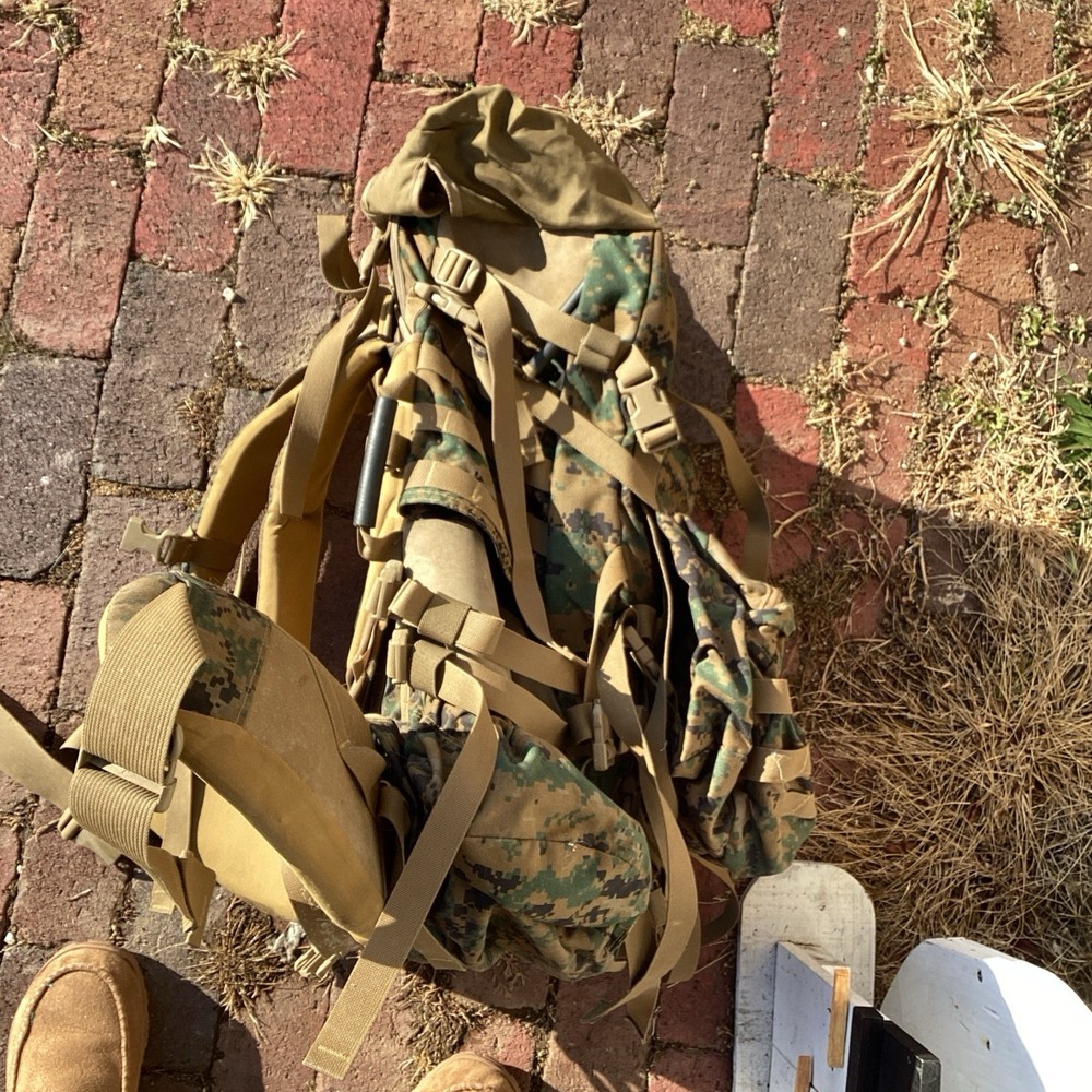 USMC Issue MARPAT ILBE Arc’teryx Proper USGI Rucksack Backpack, Camo Backpack