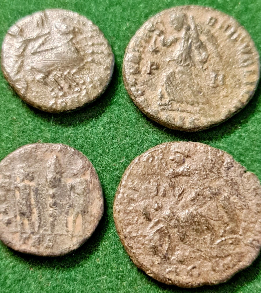 Roman Bronze 3rd-4th Century, Constantine Period AE3/4 (12 in lot)